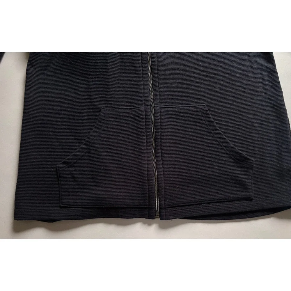 CECIL (German fashion brand) Hoodie zip open Navy‎ Blue color Long Sleeve